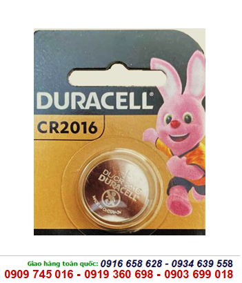 Duracell DL2016; Pin 3v lithium Duracell DL2016 /CR2016  (MẪU MỚI)